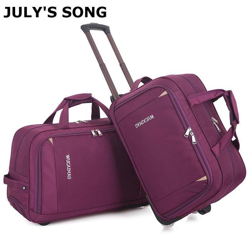 Trolley Luggage Bag Rolling Suitcase Bag Travel Bag with Wheels Carry on Luggage Suitcase - GoJohnny437