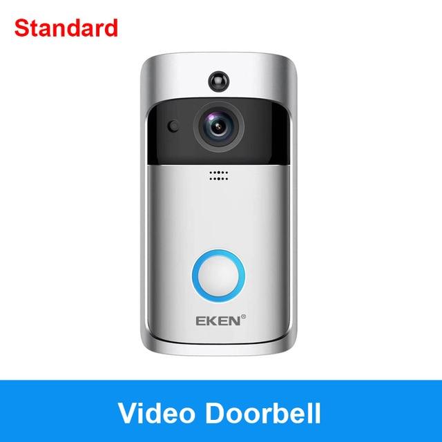 Video Doorbell Smart Wireless WiFi Security Door Bell Visual Recording Home Monitor Night Vision Intercom door phone - GoJohnny437