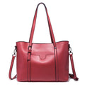 Women bag Oil wax Women's Leather Handbags Luxury Lady Hand Bags With Purse Pocket Women messenger bag Big - GoJohnny437