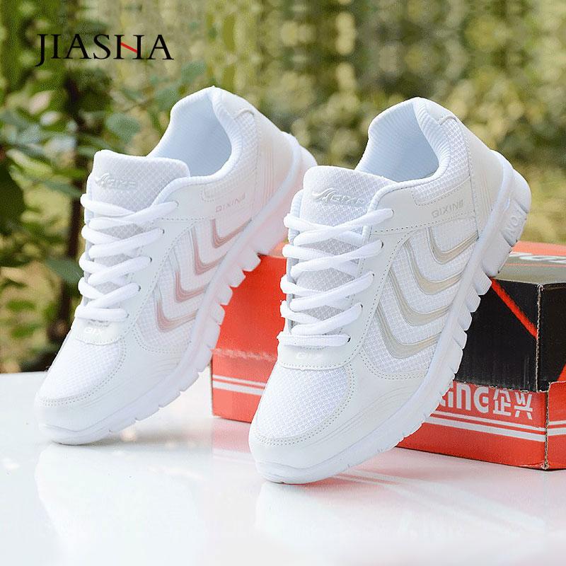 Women shoes New fashion tennis light breathable mesh white shoes woman casual shoes women sneakers fast delivery - GoJohnny437