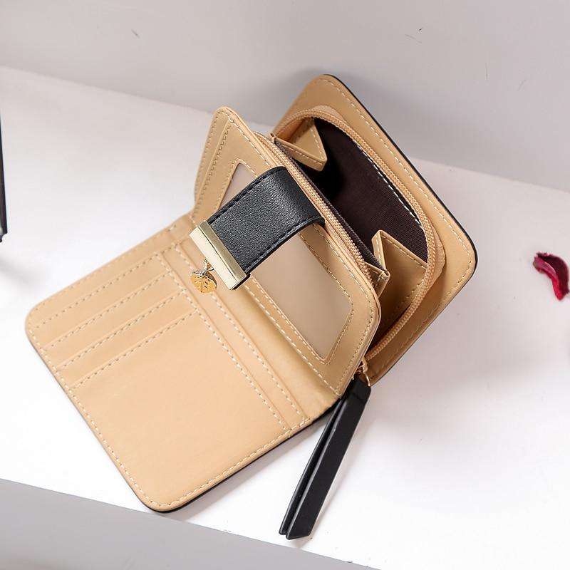 Women Wallet Fashion Purse Female Short Wallets Hollow Leave Pouch Handbag For Women Coin PU Leather Purses Card Holder Carteira - GoJohnny437