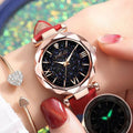 Womens watches Ladies fashion Colorful Ultra-thin leather rhinestone analog quartz watch Female Belt Watch 533 - GoJohnny437