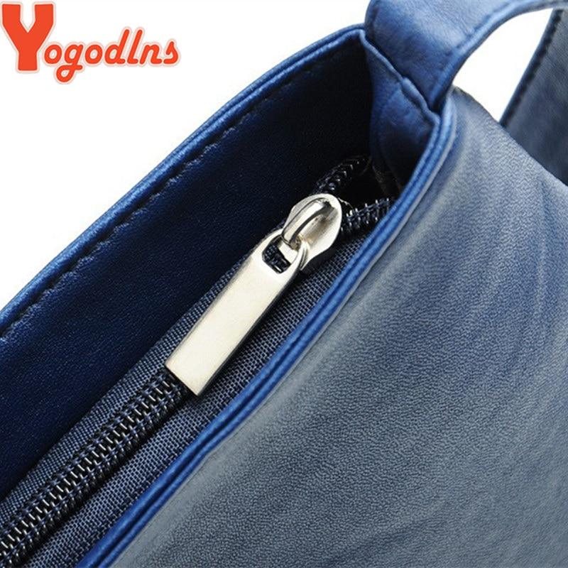 Yogodlns Designers Women Messenger Bags Females Bucket Bag Leather Crossbody Shoulder Bag Handbag Satchel - GoJohnny437